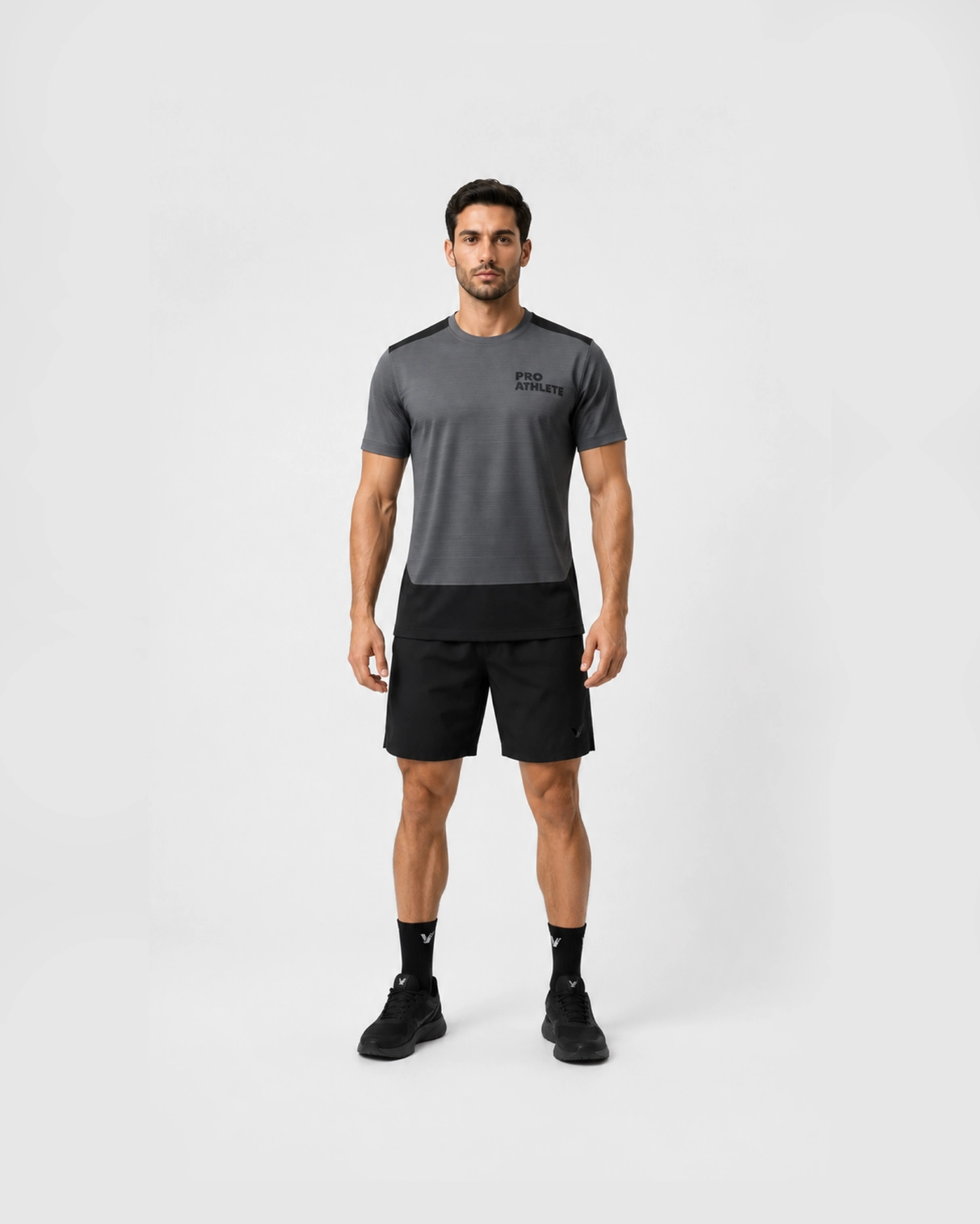 ورزشکار با ست تیشرت و شلوارک Pro Athlete ویکتور